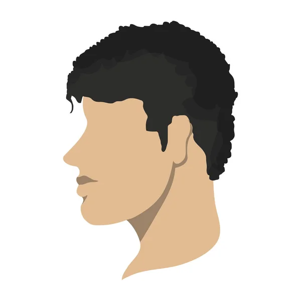 Man faceless head avatar — Stock Vector
