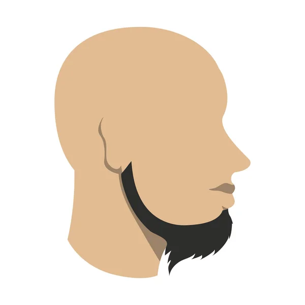 Homme avatar tête sans visage — Image vectorielle