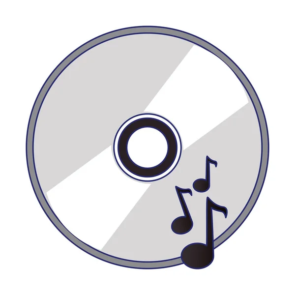 Musique casque symbole isolé — Image vectorielle