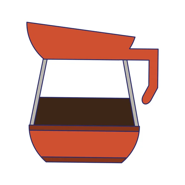 Mocka y taza de café — Vector de stock