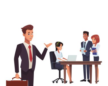 iş takım çalışması toplantı tablo