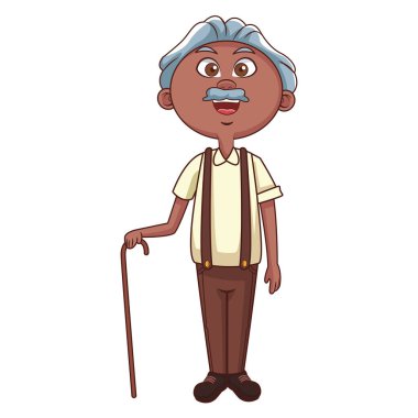 Yaşlı afro kamışı Büyükbaba