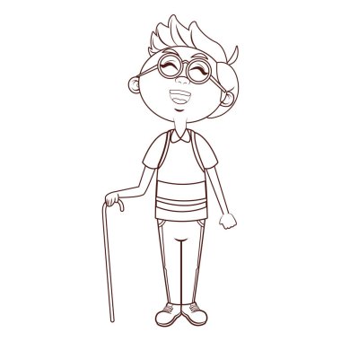 Yaşlı kişi kamışı Büyükbaba