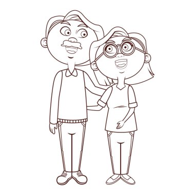 yaşlı çift dedesi