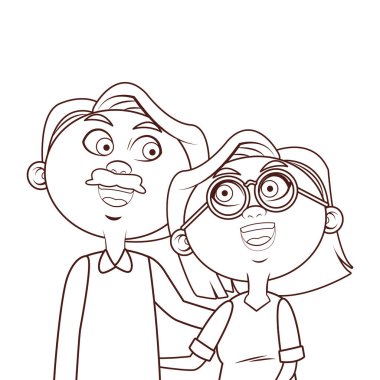 yaşlı çift dedesi