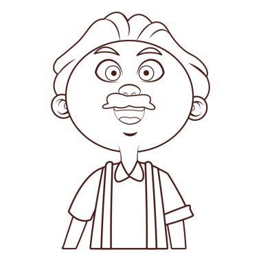 Yaşlı afro Büyükbaba