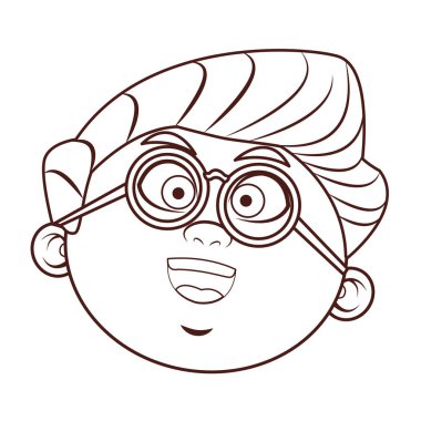 dedesi gözlük kafa