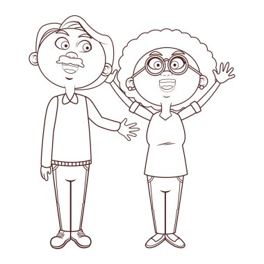 yaşlı çift dedesi