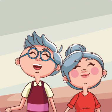 yaşlı çift dedesi