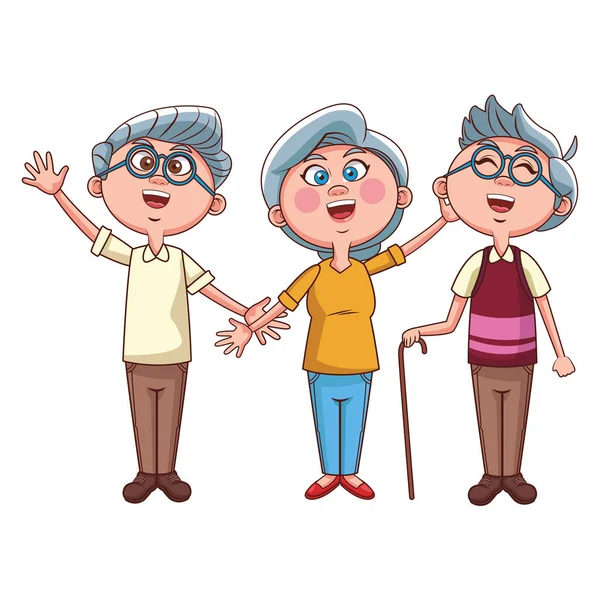 Yaşlılar sallayarak