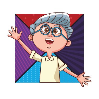 portre sallayarak dedesi gözlük