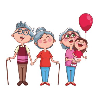 Büyükanne ve torunu