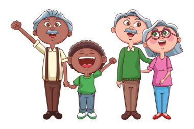 grootouders en kleinzoon