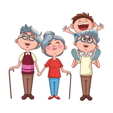 grootouders en kleinzoon