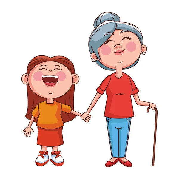 Büyükanne ve torunu