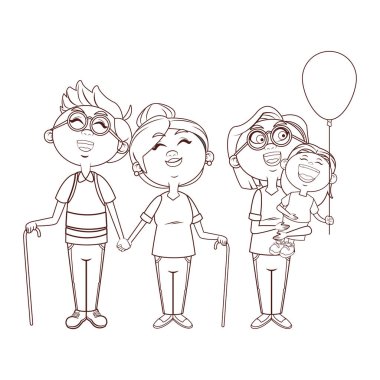 Büyükanne ve torunu