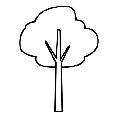 ağaç doğa yeşil siyah ve beyaz