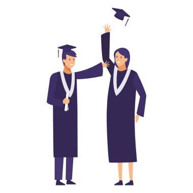 Öğrencilerin mezuniyet töreni