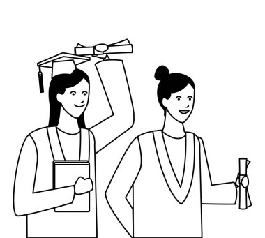 Öğrencilerin mezuniyet töreni