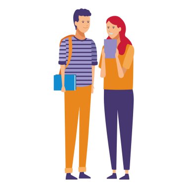 Casual kıyafet çift konuşmak