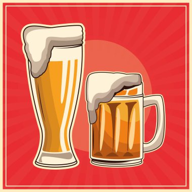 Vintage içki Poster