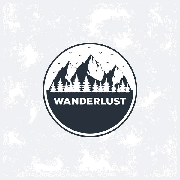ワンダー ラストの冒険ロゴ — ストックベクタ