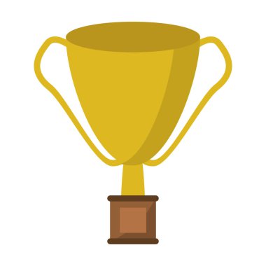 Trophy Kupası sembol spor vektör çizim grafik tasarım