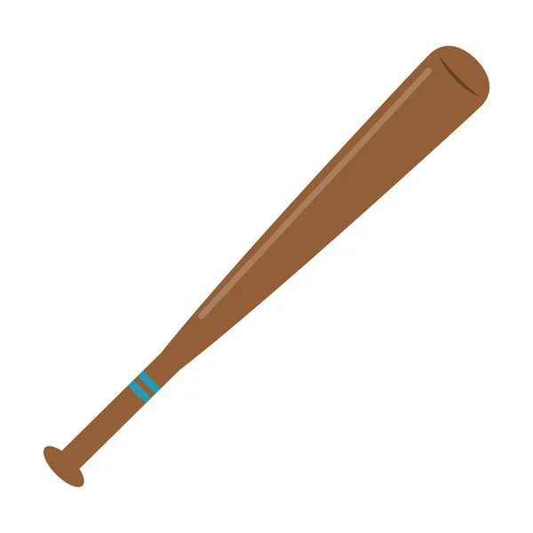 Honkbal bat sport symbool — Stockvector