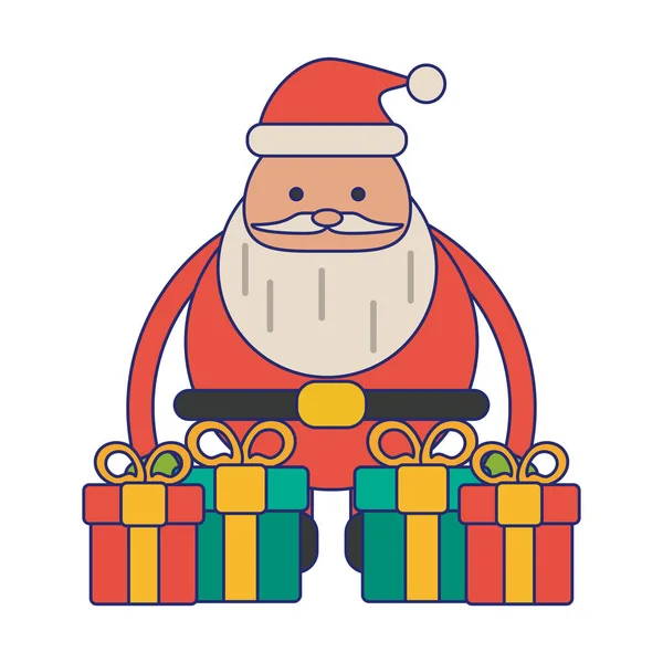 Saison de Noël dessins animés — Image vectorielle
