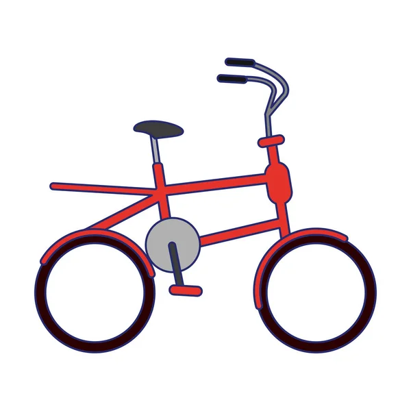 Enfant vélo véhicule symbole — Image vectorielle