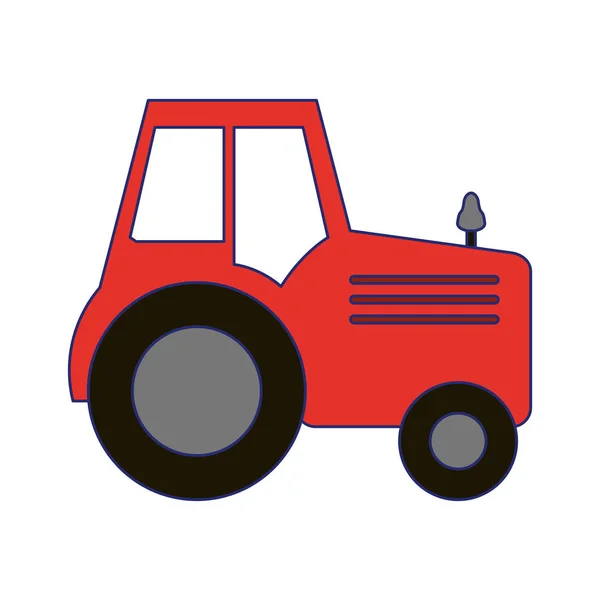 Farm tractor vehicle — Stock Vector