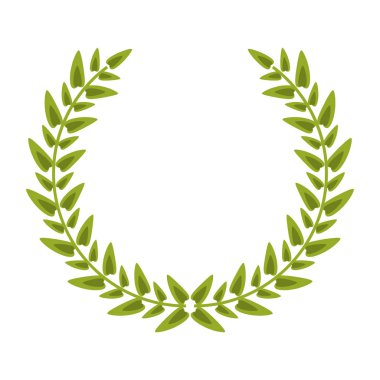 Çelenk defne dekorasyon amblemi