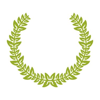 Çelenk defne dekorasyon amblemi