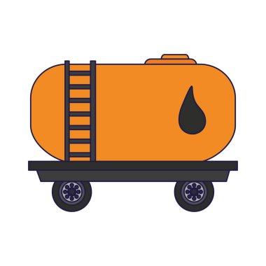 Petrol kamyon konteyner tekerlekler