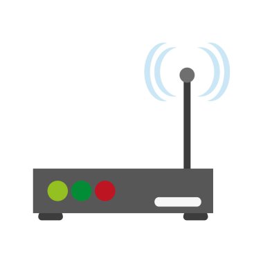 WiFi internet yönlendirici sembolü