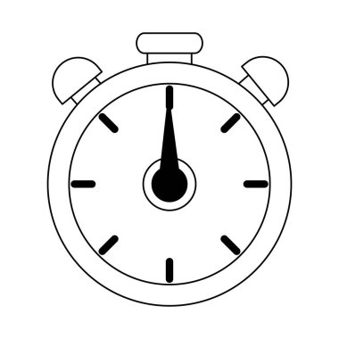 Spor Chronometre Zamanlayıcı siyah beyaz