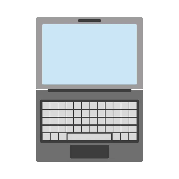 Laptop számítógép technológia szimbólum — Stock Vector