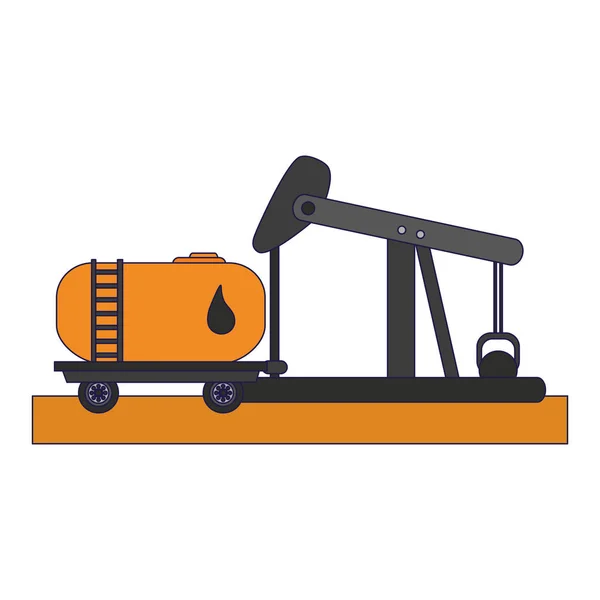 商业石油和石油 — 图库矢量图片