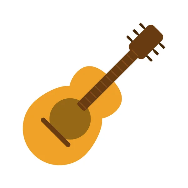 Instrument de musique guitare acoustique — Image vectorielle