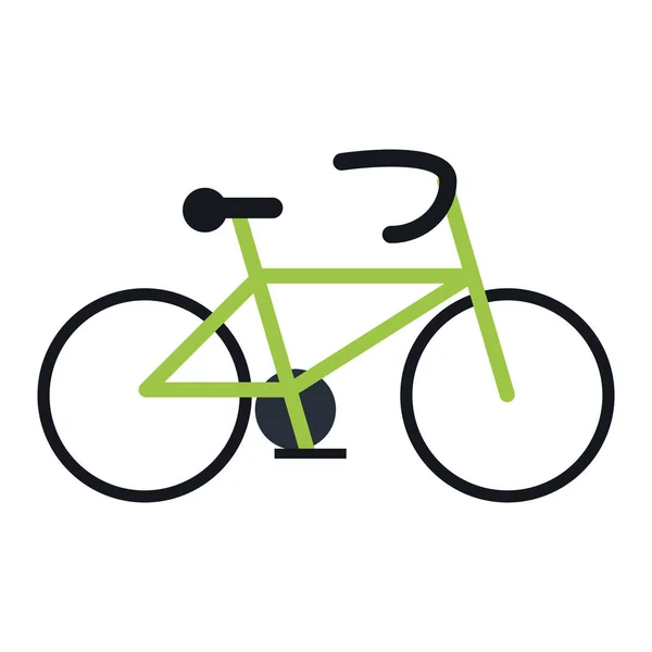 Vélo éco véhicule symbole — Image vectorielle