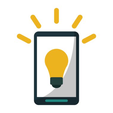 büyük fikir sembolü ile Smartphone