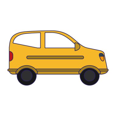 Araba araç yan çizgi film