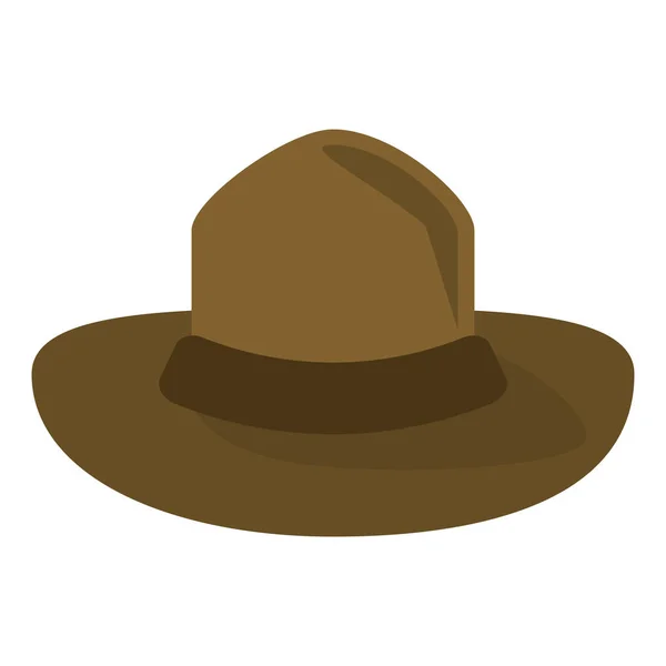 Símbolo de sombrero masculino vintage — Vector de stock