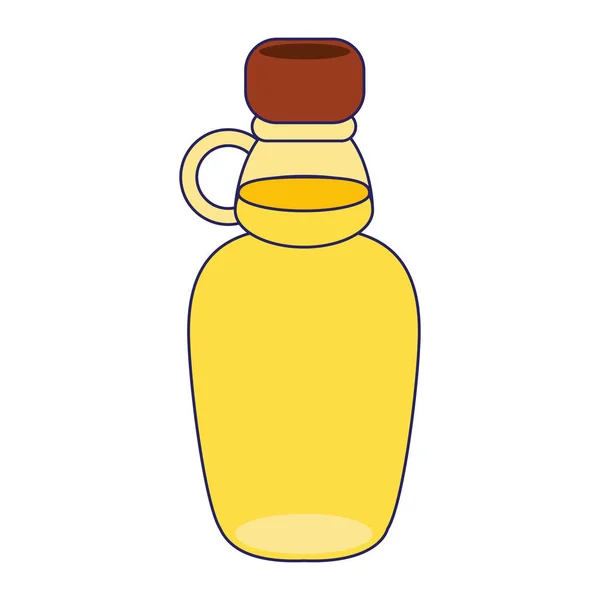 Honing fles cartoon symbool — Stockvector