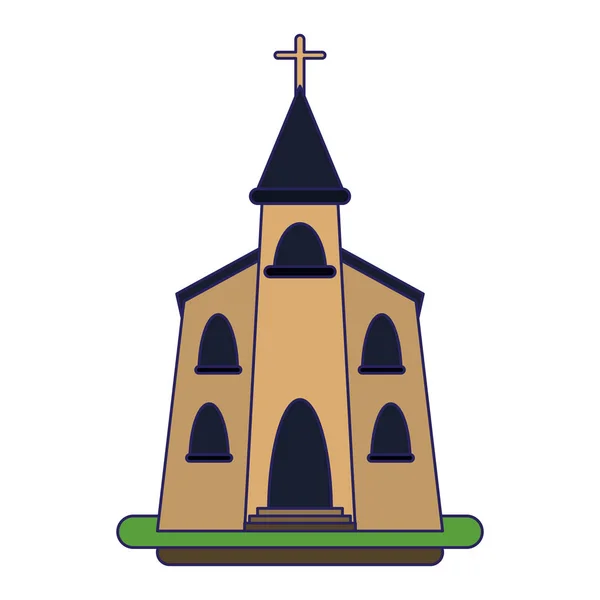 Catholic church building symbol