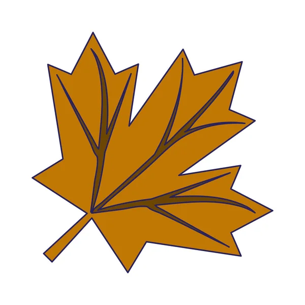 Boom blad natuur symbool — Stockvector