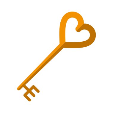 yalıtılmış bağbozumu aşk anahtar simgesi