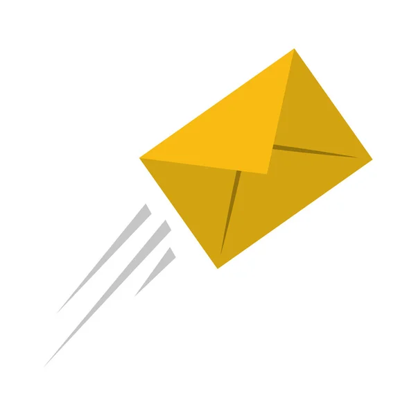 Envelope símbolo correio desenhos animados —  Vetores de Stock
