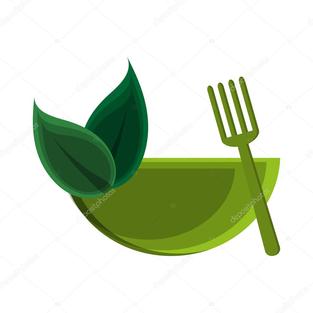 healthy food salad symbol