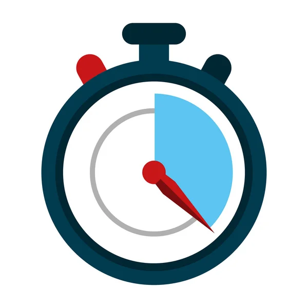 Zeitschaltuhr-Symbol isoliert — Stockvektor